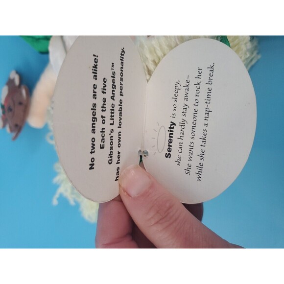 Gibson's Little Angel Fabric Dolls Serenity, Merry & Noelle appx 14" Holiday - Picture 15 of 16